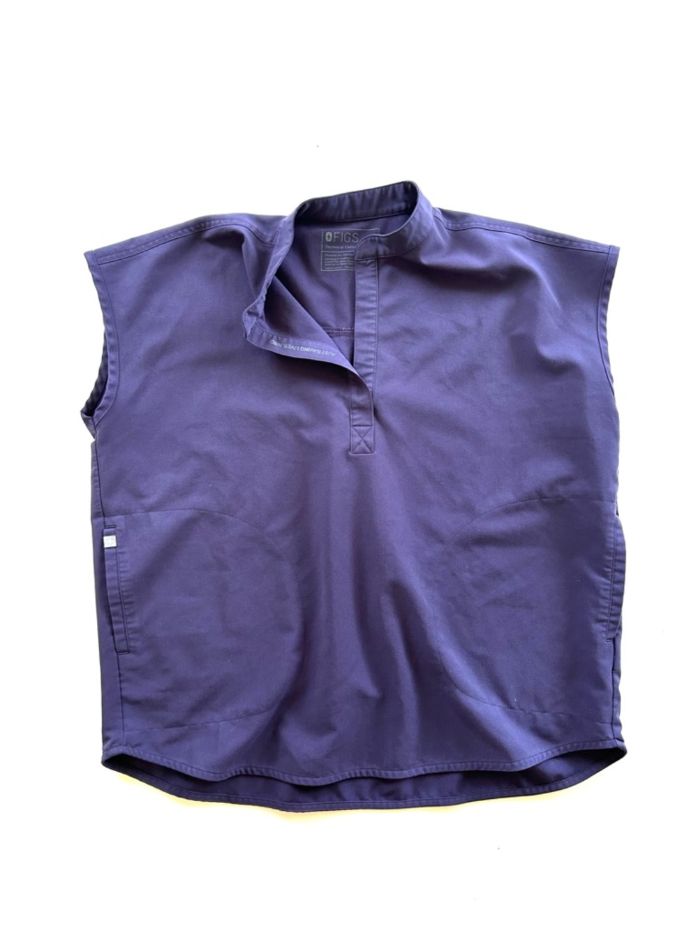 Figs Purple Shadow Rafaela Oversized Scrub Top